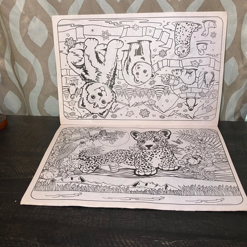 Lisa Frank Super Coloring Activity Pad Unicorn Rainbow Stars Bendon Kids Art Fun